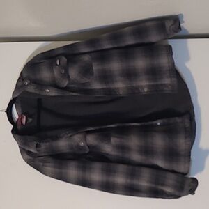 Dickies flannel sherpa button up jacket